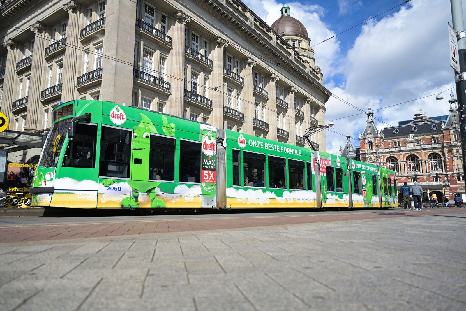 Case: Dreft | Max Power Tram impressie 1
